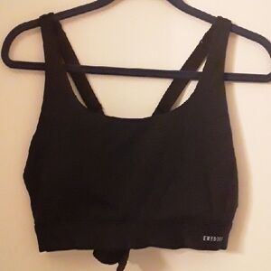 NWOT Ewedoos High Impact Black Sports Bra